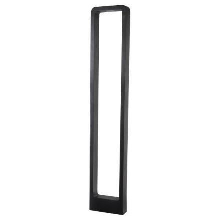 Κολωνάκι Αλουμινίου 12W 162x57x600 IP65 3000K Μαύρο