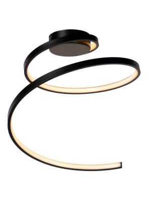 MAXENCE - Flush Φωτιστικό Οροφής - Ø 46 cm - LED Dim. - 1x24W 3000K - 3 StepDim - Black