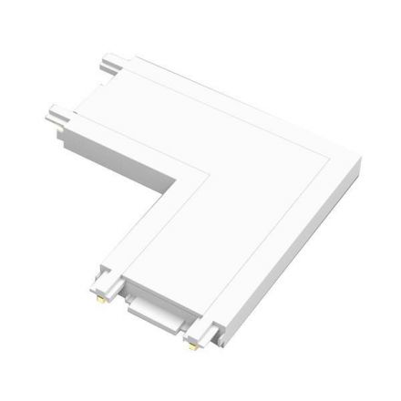 Σύνδεσμος Μαγνητικής Ράγας Ultra Slim Γωνία 90° Λευκός