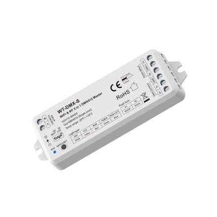 DMX512 MASTER ''WT-DMX-S'' Μονόχρωμο/CCT/RGB/RGBW/RGB+CCT 12-36VDC/1-5CH