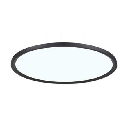 Φωτιστικό Οροφής LED Slim Φ60 48W 3CCT Μαύρο Plus