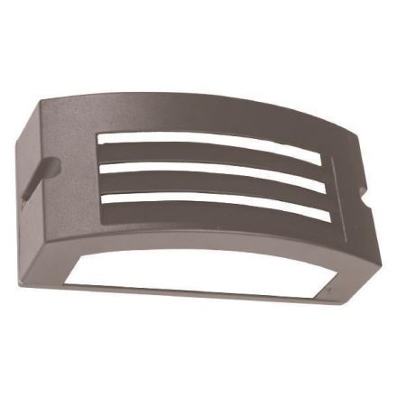 Απλίκα Τοίχου LM04 Οβάλ E27 MAX 10W LED 220x99x100 IP54 Γκρι PRO