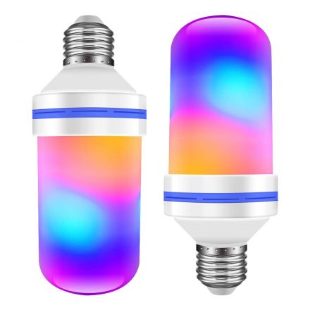 Λάμπα TUBULAR 9W 450lm - 4 Λειτουργίες Εφέ και Αναστροφή Φλόγας