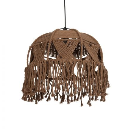 TONA 205-0016 Κρεμαστό Φωτιστικό Boho 1xE27 Καφέ