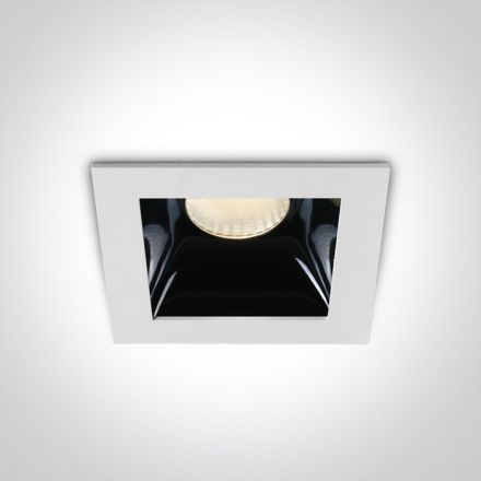 Χωνευτό Σποτ COB LED 6,5W Dimmable 3000K Αλουμίνιο Λευκό