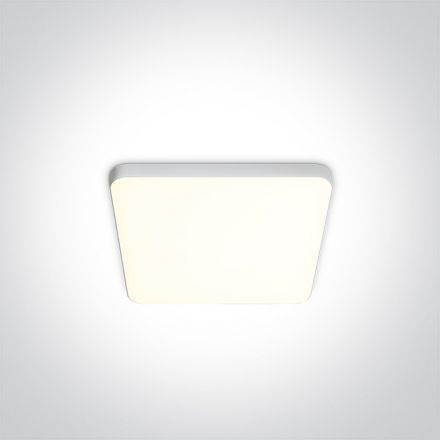 Τετράγωνο Χωνευτό LED Panel 10W 4000K Αλουμίνιο Λευκό IP20 230V