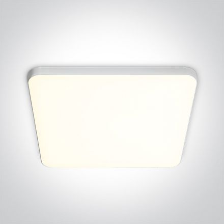 Τετράγωνο Χωνευτό LED Panel 20W 3000K Αλουμίνιο Λευκό IP20 230V