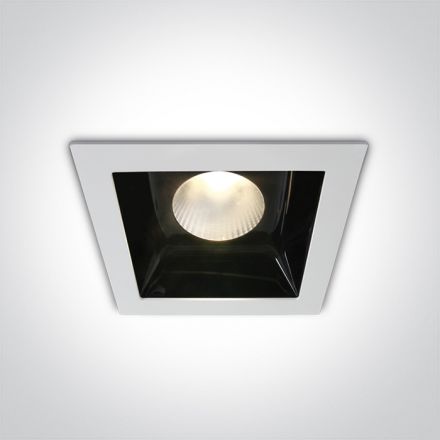 Χωνευτό COB LED Spot 30W 3000K 30° Αλουμίνιο/Μέταλλο Λευκό IP20 230V