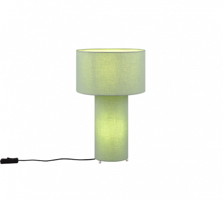 Trio Lighting Επιτραπέζιο Φωτιστικό BALE LED 2xE27 Υφασμάτινο Πράσινο