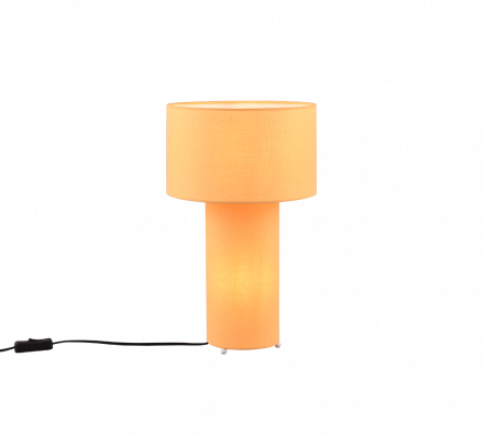 Trio Lighting Επιτραπέζιο Φωτιστικό BALE LED 2xE27 Υφασμάτινο Κϊτρινο
