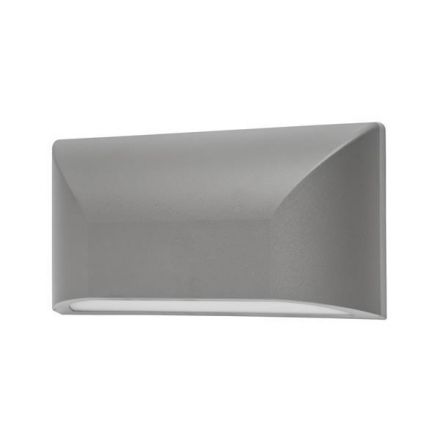 Απλίκα Τοίχου LED SLIM 6W IP65 220-240V 4000K 220X51X113mm Γκρι PRO