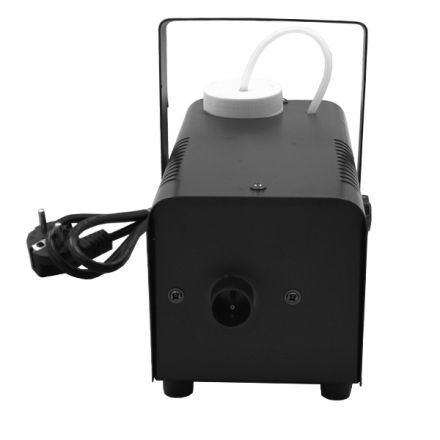 GloboStar® 51143 Επαγγελματική Μηχανή Fog Machine - Εφέ Καπνού 600W AC 220V-240V 1L On/Off & Ασύρματο Χειριστήριο - Μαύρο - L24 x W10.5 x H13cm