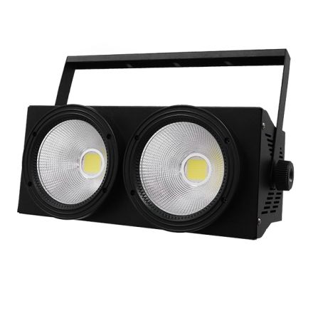Προβολέας LED COB DMX512 Strobe Blinder Matrix Light 200 Watt (2x100w) Ψυχρό Λευκό 6000k 51162