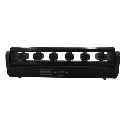 Επαγγελματική Μπάρα Laser με 6x60mw/532nm Κεφαλές 230V 3° DMX512 - Πράσινο 