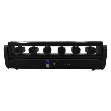 Επαγγελματική Μπάρα Laser με 6x60mw/532nm Κεφαλές 230V 3° DMX512 - Πράσινο 