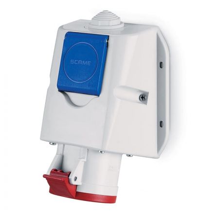 Επίτοιχη Πρίζα Θηλυκή Με Σούκο Optima-Combi 2P+E 32A 6h 200-250V 50/60Hz IP44/54