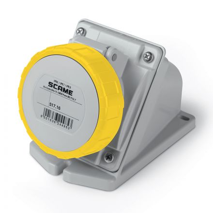 Πρίζα Επίτοιχη 2P+E 16A 4h 220-250V 50/60Hz