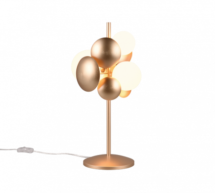 Trio Lighting Επιτραπέζιο Φωτιστικό LED 3xG9 BUBBLE Χρυσό
