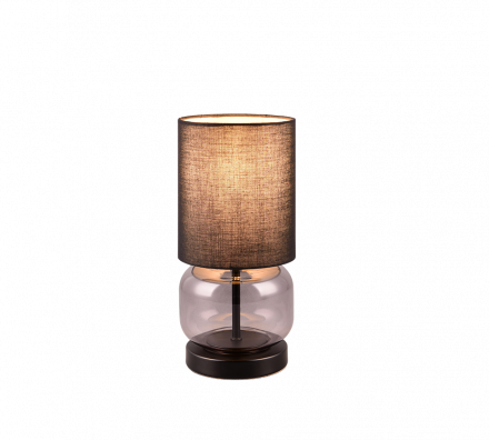 Trio Lighting Επιτραπέζιο Φωτιστικό LED 1xE27 ELIO Smoke