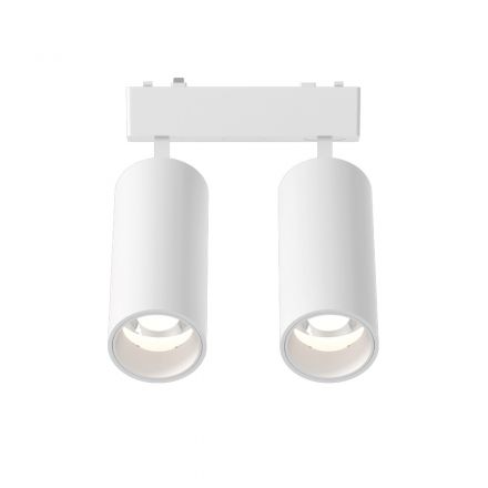 InLight Φωτιστικό LED 2x9W 3CCT για Ultra-Thin μαγνητική ράγα σε λευκή απόχρωση D:16cmX4,4cm (T05205-WH)