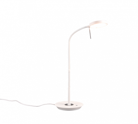 Trio Lighting Επιτραπέζιο Φωτιστικό MONZA LED 12W Μέταλλο Λευκό