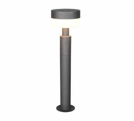 Trio Lighting Φωτιστικό Κολώνα LED 8W 3000K Motion Sensor MACKENZIE Αλουμίνιο Ανθρακί