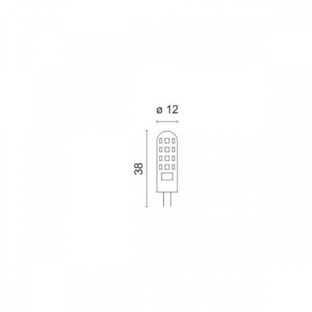 Λαμπτήρας LED 12V G4 3W 3000K 5316