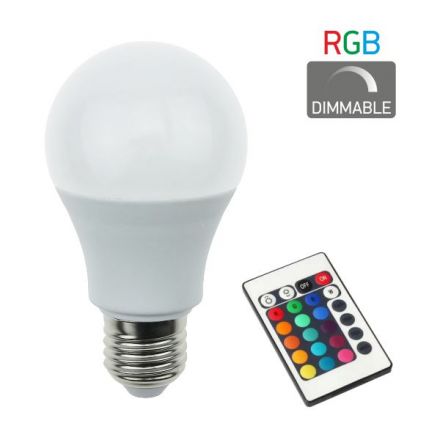 Spotlight Λαμπτήρας LED RGB E27 7.5W 3000K 5377