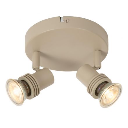 KIANTI Spot Οροφής Ø15cm 2xGU10 Taupe