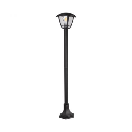 Κολώνα Berlin LED E27 IP44 112cm Μαύρη