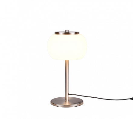 Trio Lighting Πορτατίφ MADISON LED 8W Μέταλλο/Γυαλί Nickel Mat