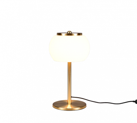 Trio Lighting Πορτατίφ MADISON LED 8W Μέταλλο/Γυαλί Brass Mat