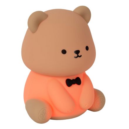 PINCHA BEAR Rechargeable Επιτραπέζιο Φωτιστικό Παιδικό Battery pack- LED 3 StepDim 0,5W 2100K Rgb Brown Essential