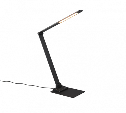 Trio Lighting Επιτραπέζιο Φωτιστικό LED 6,5W TRAVIS Μαύρο Ματ