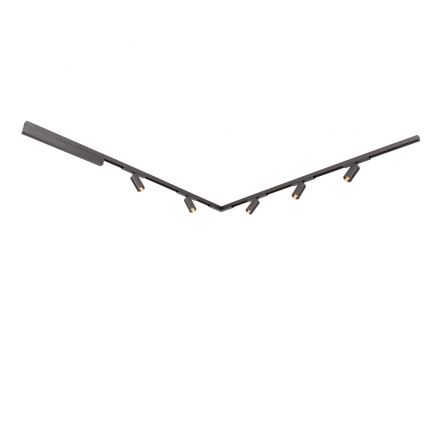 Premium LINIAL Ράγα 1m Satin Gun Metal