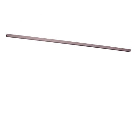 Premium LINIAL Ράγα 1m Satin Gun Metal