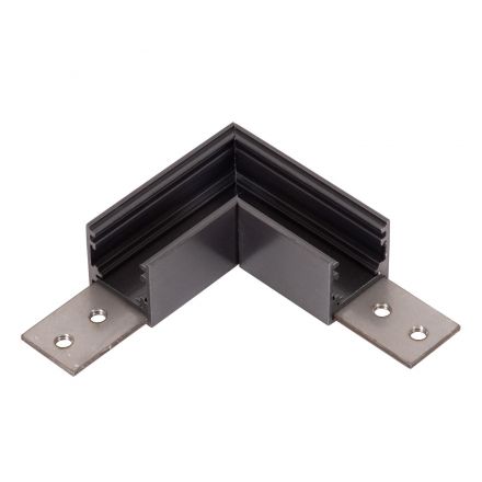 Premium LINIAL Σύνδεσμος Γωνίας Οριζόντιος Satin Gun Metal