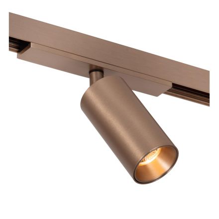 Μονό Spot Ράγας LED 8W 2700K-4000K 1-Phase LINIAL BIX Σαμπανί