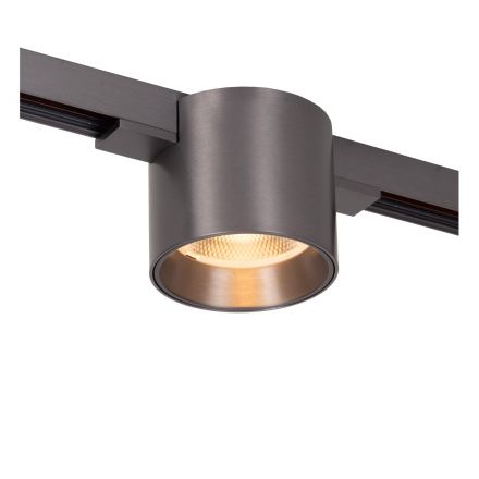Φωτιστικό Ράγας LED 8W 2700K-4000K LINIAL LUX 1-Phase Satin Gun Metal