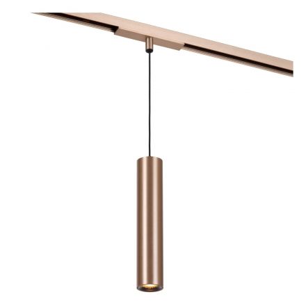 Κρεμαστό Φωτιστικό Ράγας LED 8W 2700K-4000K LINIAL LUX 1-Phase Σαμπανί