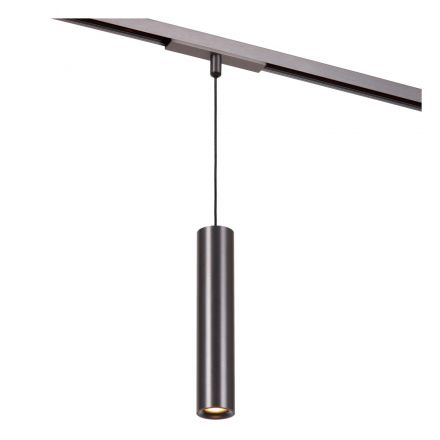 Κρεμαστό Φωτιστικό Ράγας LED 8W 2700K-4000K LINIAL LUX 1-Phase Satin Gun Metal