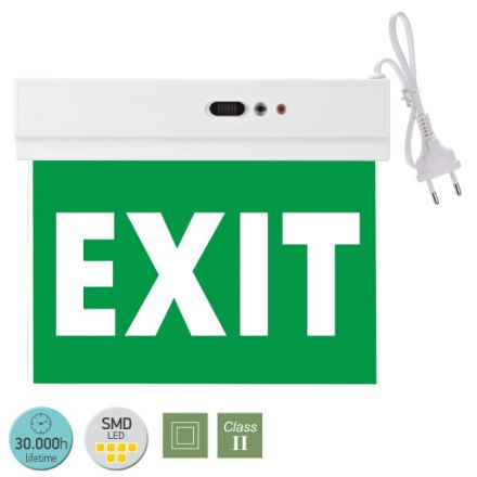 Φωτιστικό EXIT LED 3W 6000K 5635
