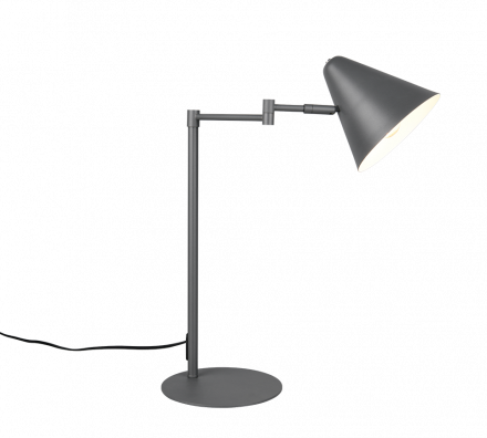 Trio Lighting Επιτραπέζιο Φωτιστικό 1xE14 COSIMA Ανθρακί Μέταλλο