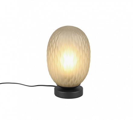 Trio Lighting Επιτραπέζιο Φωτιστικό 1xE27 FACETTE Μέταλλο/Γυαλί Πράσινο