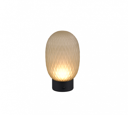 Trio Lighting Επιτραπέζιο Φωτιστικό LED 1.5W 3000K FACETTE Πράσινο Γυαλί