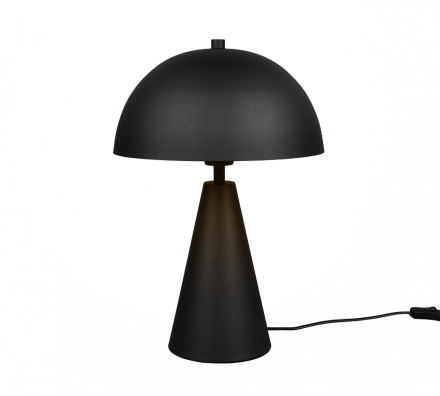 Trio Lighting Επιτραπέζιο Φωτιστικό 1xE27 ALFIE Μέταλλο Μαύρο Ματ