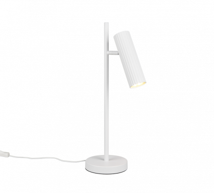 Trio Lighting Επιτραπέζιο Φωτιστικό 1xGU10 SOKA Λευκό Ματ Μέταλλο