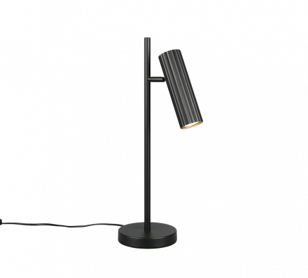 Trio Lighting Επιτραπέζιο Φωτιστικό 1xGU10 SOKA Μαύρο Ματ Μέταλλο