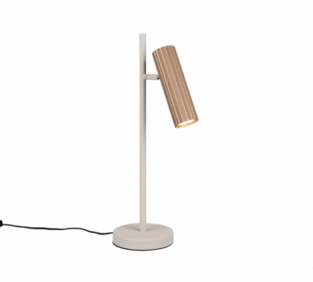 Trio Lighting Επιτραπέζιο Φωτιστικό 1xGU10 SOKA Coffee-Γκρι Μέταλλο