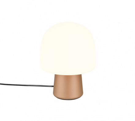 Trio Lighting Επιτραπέζιο Φωτιστικό 1xE14 STEEN Καφέ Μέταλλο-Γυαλί